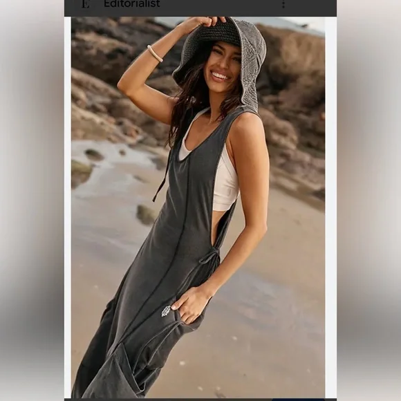 Free People Movement Brown Infinity Onesie Size M - Picture 13 of 16